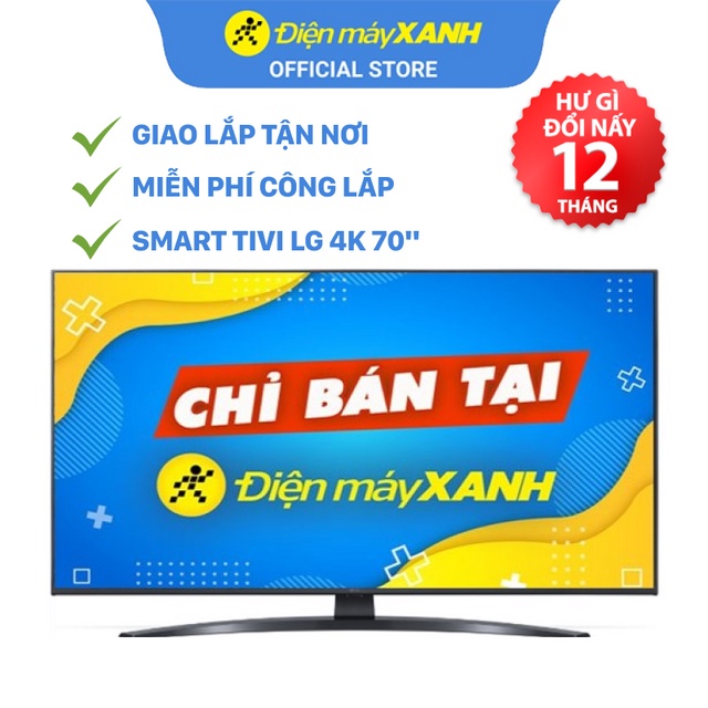 [FREESHIP] Smart Tivi LG 4K 70 inch 70UP7800PTB