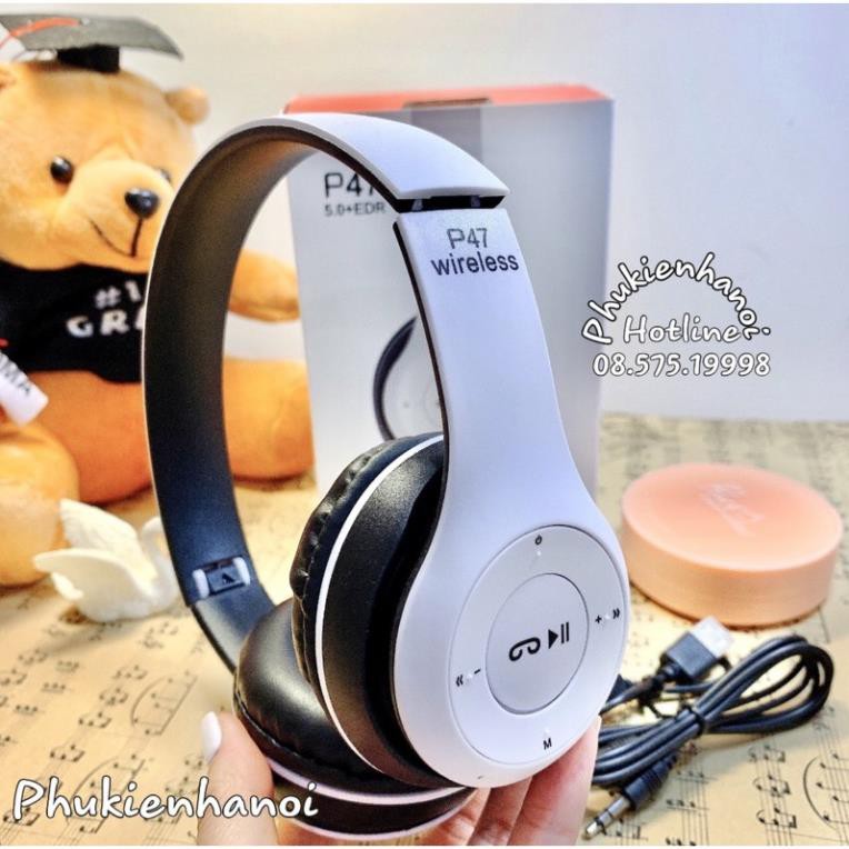 Tai Nghe Bluetooth P47 PKH437 , Không dây , Âm thanh tốt | BigBuy360 - bigbuy360.vn