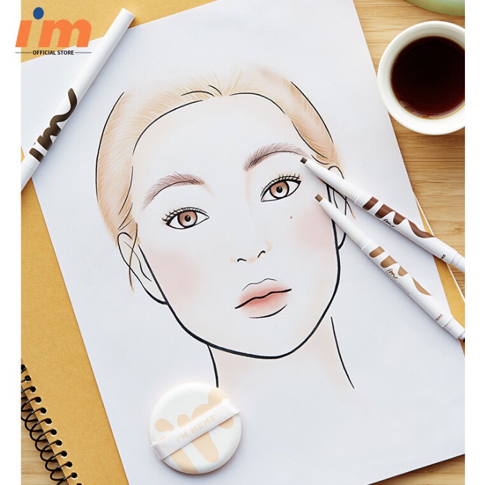 Chì Kẻ Mày Nét Mảnh, Lâu Trôi I'm Meme I'm Brow Pencil Easy Glide 0.2g