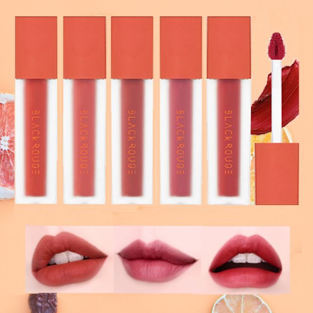 [Mã COSCOCOT12 -8% đơn 250K] Son Kem Lì Black Rouge Air Fit Velvet Tint Ver 3 Dry Fruit 36.6g | BigBuy360 - bigbuy360.vn