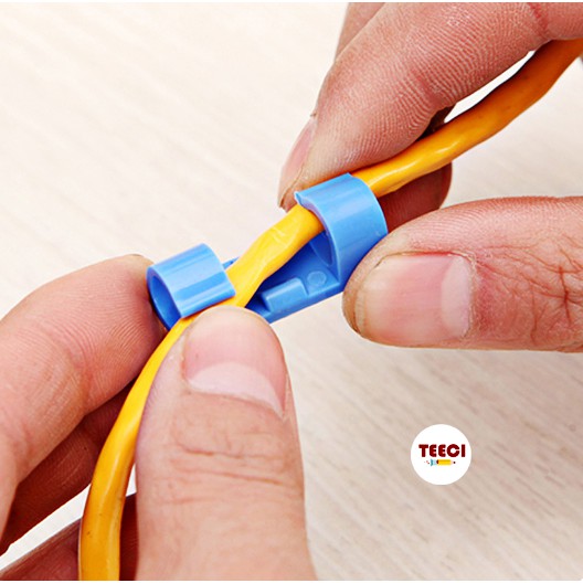 &lt;Video Review&gt; Bộ 20 Nút Đai Silicon Bọc Giữ Nứt Đứt Gãy Bảo Vệ Dây Điện Cáp Sạc Nẹp Cố Định Dây Điện Luồn Dây Điện U171