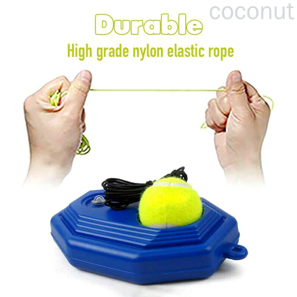 Bóng tennis kèm dây co giãn dùng luyện tập