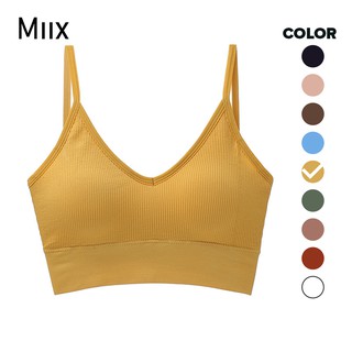 Áo bra tập yoga, tập gym, tập thể thao thời trang nữ màu vàng Miix_MA1