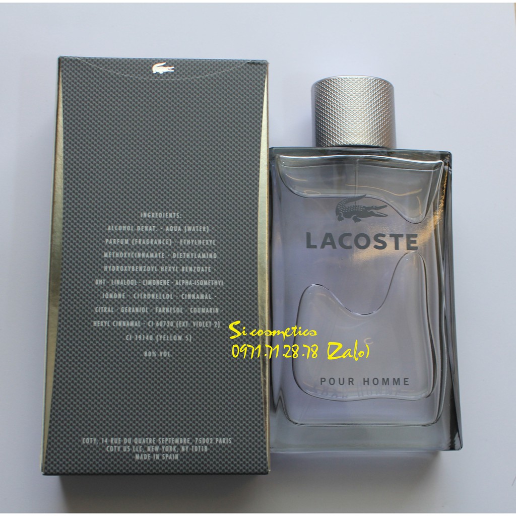 Nước Hoa Nam Lacoste Pour Homme 100ml