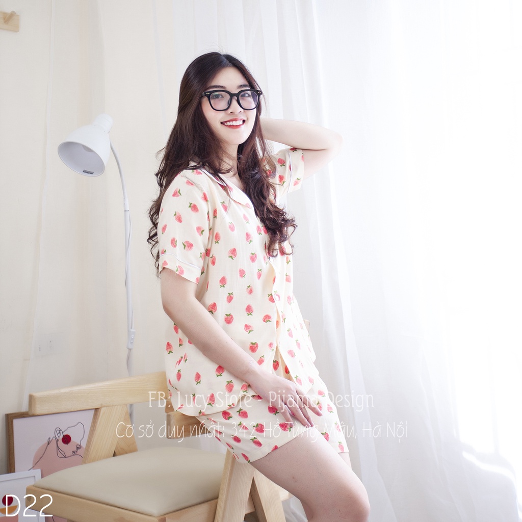 Bộ Ngủ Nữ Lụa - Đồ Bộ Nữ Pijama Mặc Nhà Ngắn Hàng Cao Cấp Siêu Xinh | BigBuy360 - bigbuy360.vn