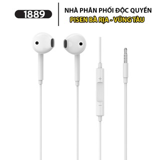 Tai Nghe Nhét Tai Pisen AP01 (Jack 3.5mm, 1.2m, TPE) Chống Ồn Lọc Tạp Âm Hiệu Quả - HÀNG CHÍNH HÃNG