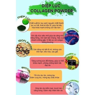Diệp lục collagen powder