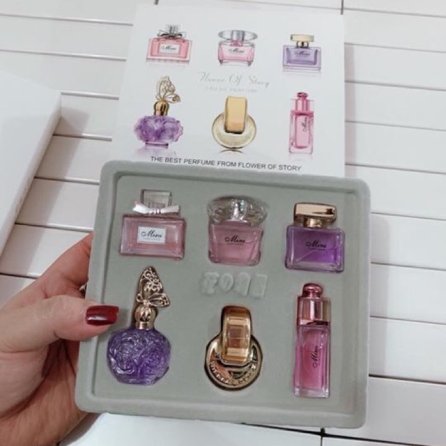 SÉT NƯỚC HOA MINI 6 chai