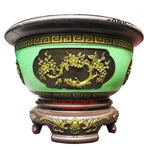 Khuôn đúc chân đôn tròn dùng cho chậu tròn 70 - 73 abs