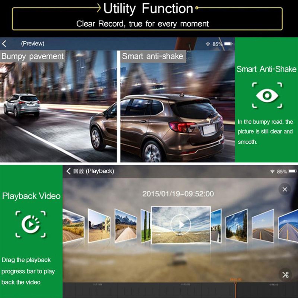 Máy Quay Hành Trình Dvr Kết Nối Wifi Cho Xe Hơi | BigBuy360 - bigbuy360.vn