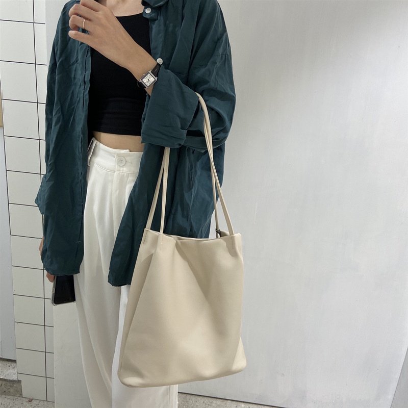 Túi đeo vai IELGY bằng da mềm đơn giản thời trang dành cho nữ