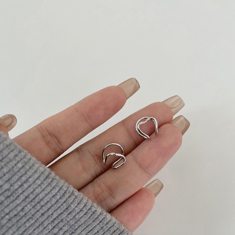 Khuyên Kẹp Vành Tai Hình Trái Tim Thời Trang Cá Tính Cho Nữ 2022