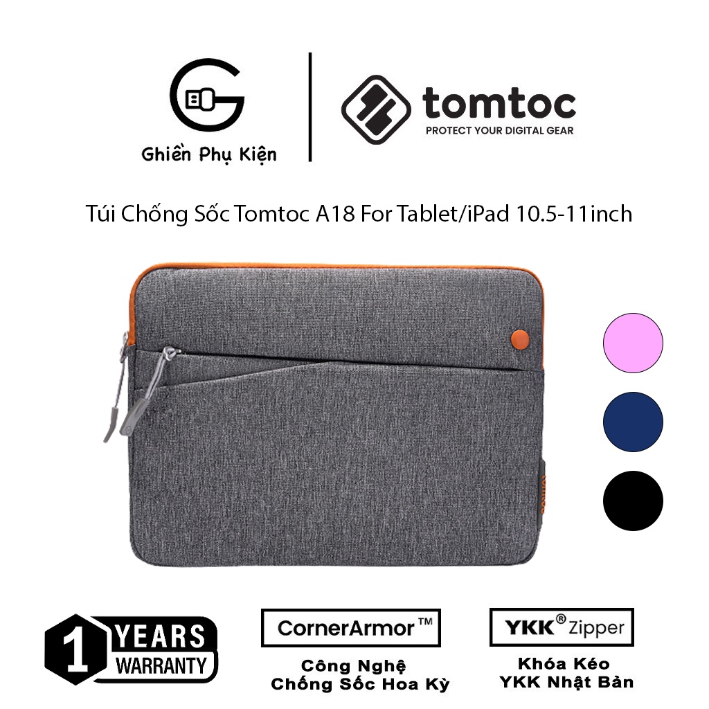 Túi Cầm Tay Tomtoc USA For Tablet/iPad 10.5-11inch - A18 - Hàng Chính Hãng