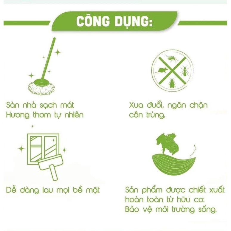 NƯỚC LAU SÀN HƯƠNG QUẾ AN AN/XUA ĐUỔI CÔN TRÙNG/AN TOÀN CHO LÀN DA NHẠY CẢM