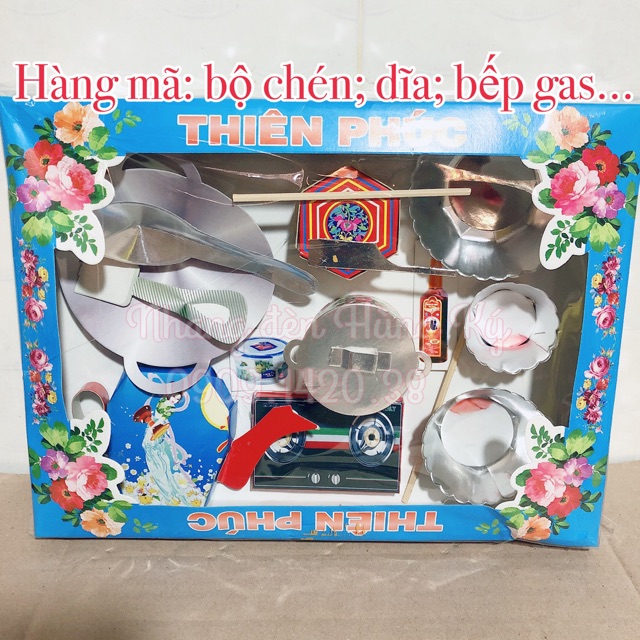 Hàng mã bếp gas, chảo, nồi...