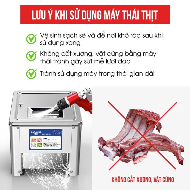 Máy cắt, thái lát thịt chín NEWSUN ES 250 - Hàng chính hãng - Bảo hành 12 tháng