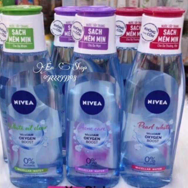  💦NƯỚC TẨY TRANG NIVEA THÁI KHÔNG CHỨA CỒN PHIÊN BẢN MỚI!MỚI!MỚI!!!💦