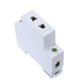 Ổ cắm điện 10A 2 chấu lắp trên ray nhôm