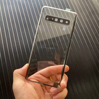 Ốp Điện Thoại Mặt Kính Trong Suốt Phù Hợp Cho Samsung s10 s10+ s10 5G