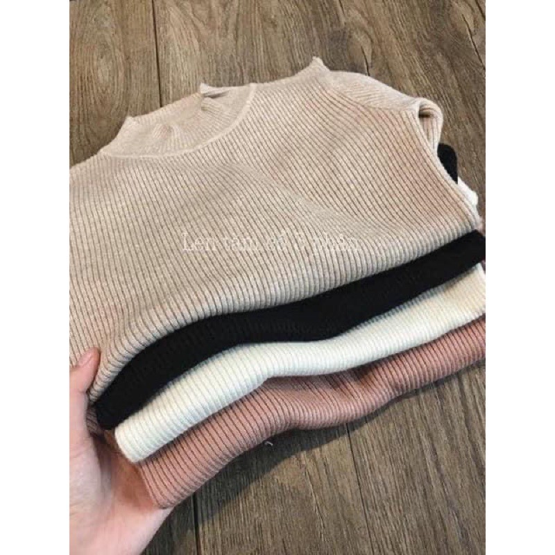 {SALE SIÊU RẺ} ÁO LEN GÂN CỔ 3 PHÂN CHẤT SIÊU MỀM MỊN | BigBuy360 - bigbuy360.vn