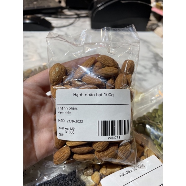 Các loại hạt làm kẹo nougat 100g