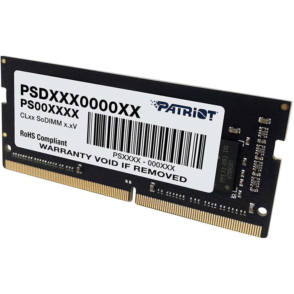 Bộ nhớ trong - RAM Laptop Patriot Signature Line Sodimm 8GB bus 3200Mhz - Hàng Chính Hãng