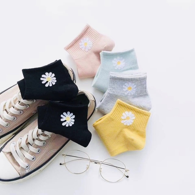 Set 10 đôi vớ hoa cúc daisy