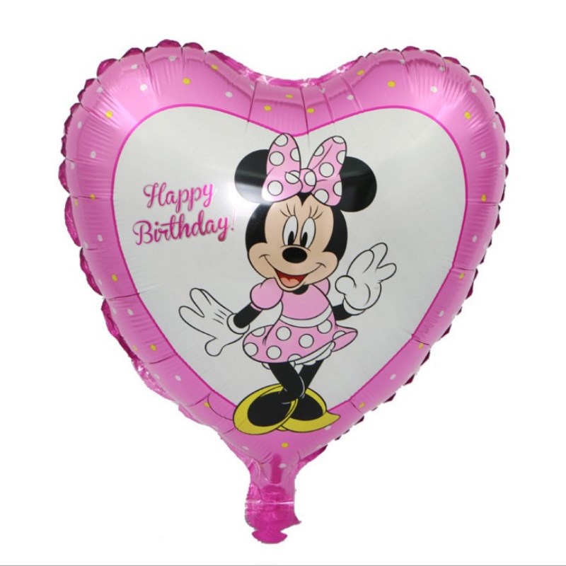 Bóng Bay Hình Chuột Mickey/Minnie Đáng Yêu Trang Trí Tiệc