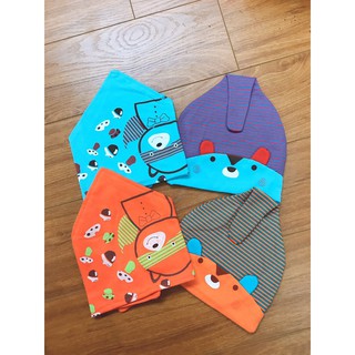 Set mũ, khăn cotton cho bé