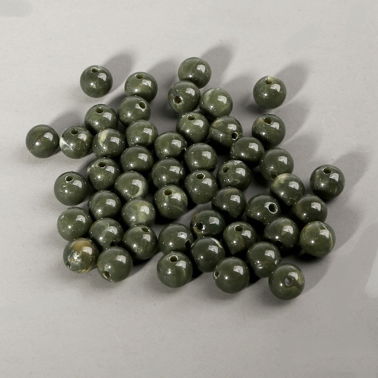 Set 30/ 50/ 100 hạt xỏ lỗ ngọc trai nhân tạo nhiều màu sắc tùy chọn dành cho làm đồ trang sức thủ công