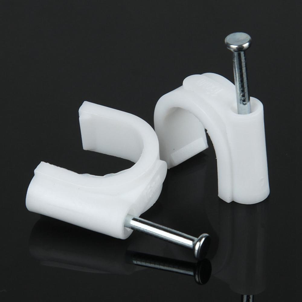 Túi 100 Kẹp Nhựa Cố Định Dây Cáp