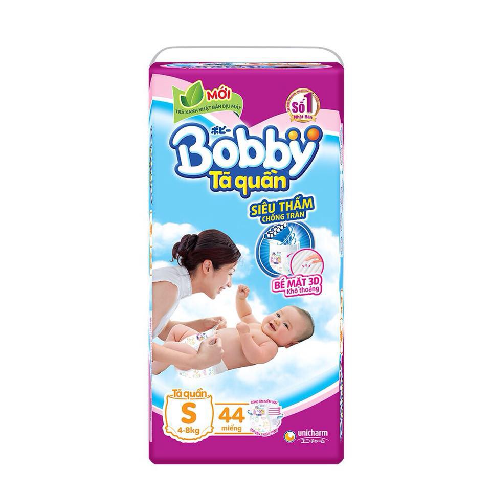 Bỉm dán/quần Bobby S56, S44 cao cấp (shop Chuongvang)