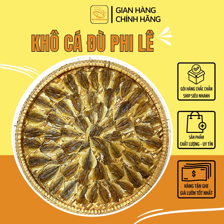 Khô Cá Đù Phi Lê ngon số 1, 500g-1Kg