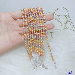 🔥🔥 Lắc Bi Xi 3 Màu Bạc Ý Cao Cấp Bền Màu Không Phai