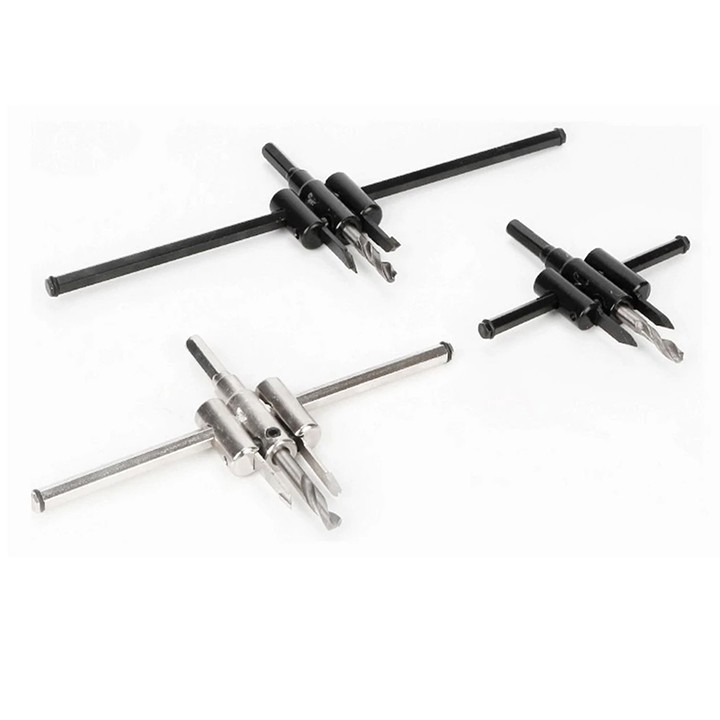 Bộ khoét lỗ chữ thập 200mm, Ứng dụng lắp đèn trần thạch cao, khóet lỗ làm loa thùng, khoét lỗ đi dây điện