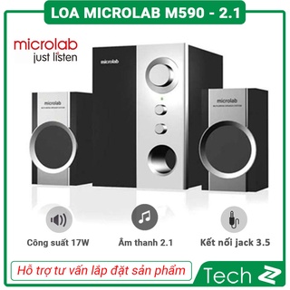 Loa Vi Tính Microlab M590 Âm Thanh 2.1 Công suất 17W