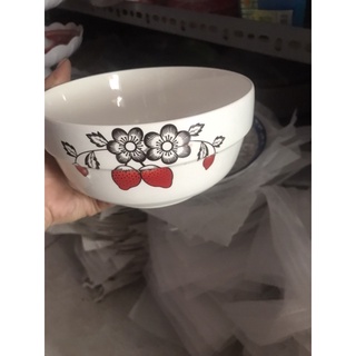 To sứ đĩa sứ hình quả dâu đẹp mắt