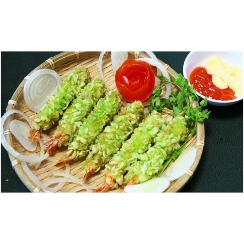1kg Cốm dẹp xanh, trắng,vàng làm chả, chiên tôm,làm bánh, nấu xôi,kem...