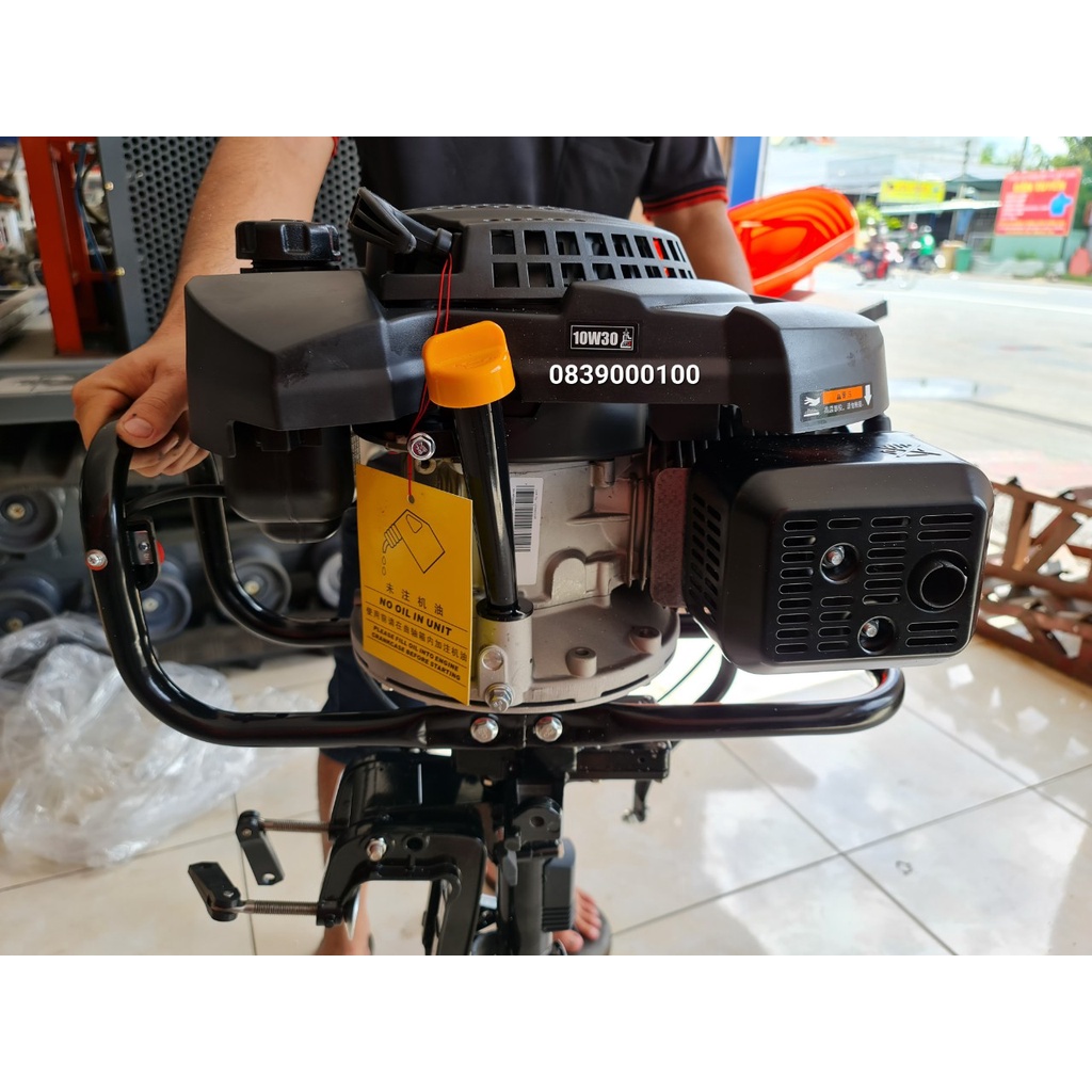 Máy Chạy Thuyền 9Hp . Đông cơ Ca nô chạy xuồng ghe vỏ lãi 4 thì Zhongshen