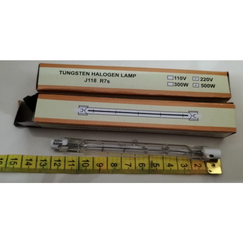 Bóng đèn Halogen cao áp R7S  110V/220V 500W/1000W - Tungsten halogen lamps R7S 110V/220V 500W/1000W