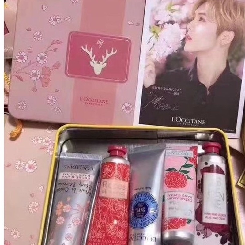 Quà tặng valentine, quà tặng 08/03 set kem dưỡng tay L'occitane phiên bản Victoria Serect