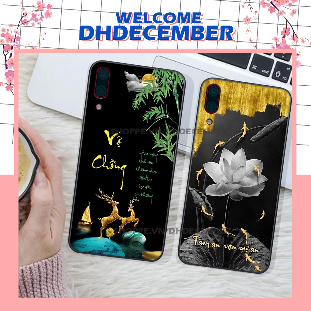 Ốp lưng Huawei Y9  PRO 2019 in hình thư pháp tâm an vạn sự an ,mã đáo thành công SIÊU CHẤT