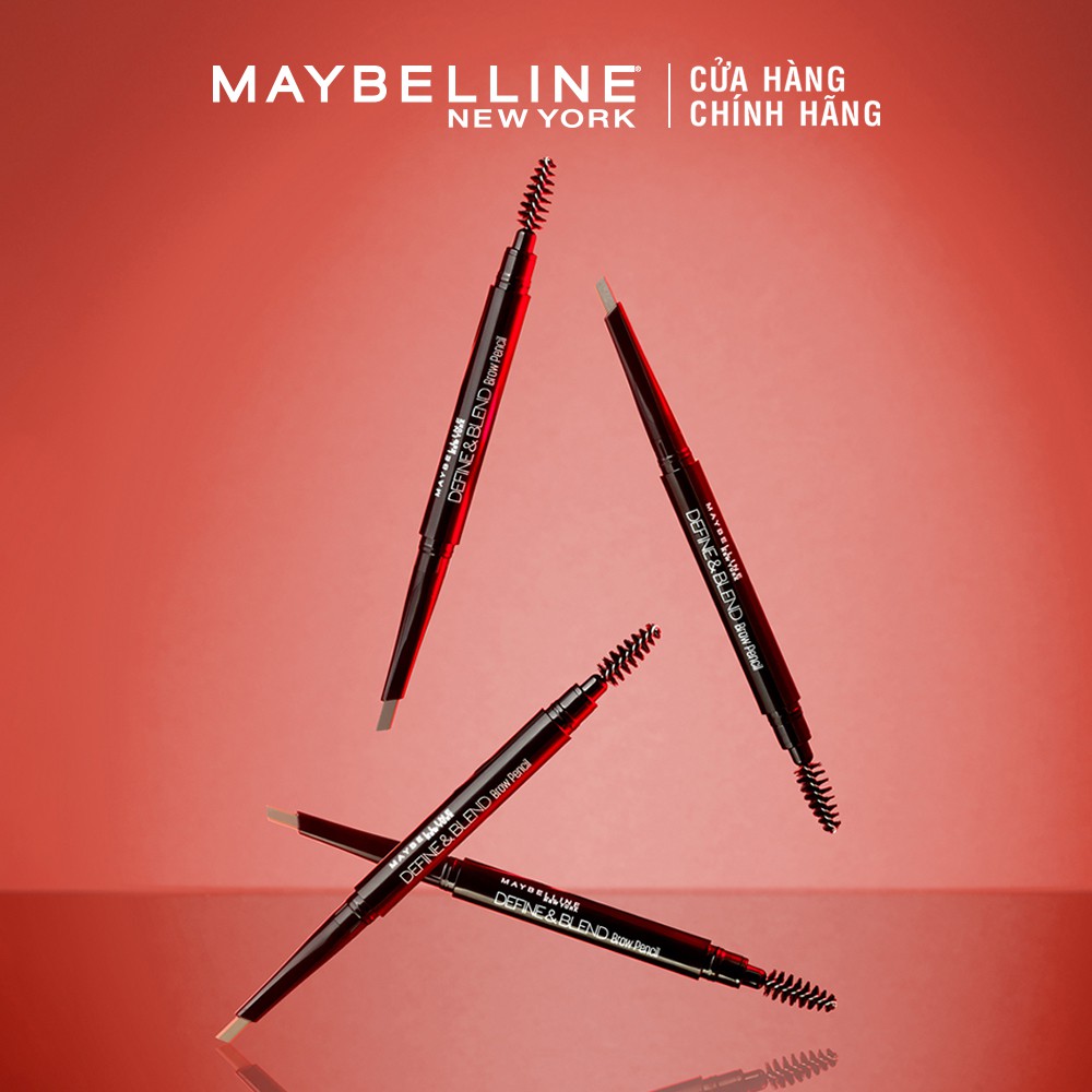 Chì Kẻ Mày 2 Đầu sắc nét tự nhiên Maybelline New York Define &amp; Blend Brow Pencil 0.16g