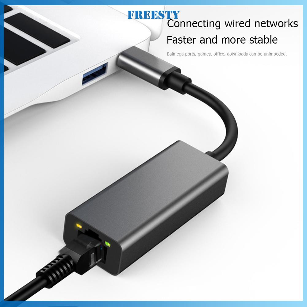 Bộ Chuyển Đổi Từ S3-8152-C Type-C Sang Rj45 Nhôm 10 / 100mbps Lan Ethernet | BigBuy360 - bigbuy360.vn