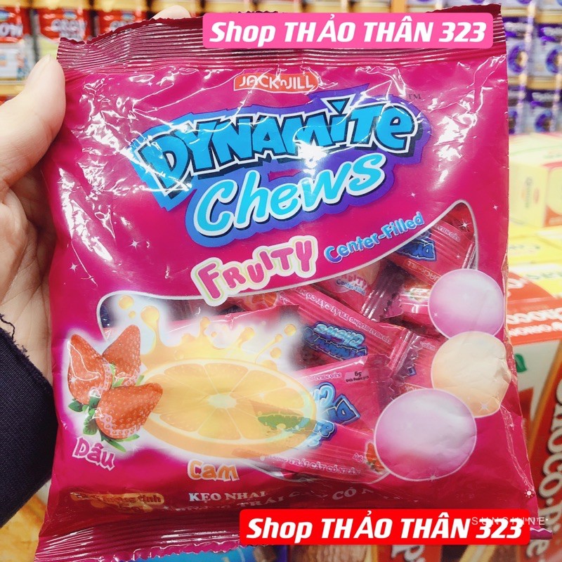 Kẹo Dynamite Chews 3 Viên Vị Sôcôl Bạc Hà