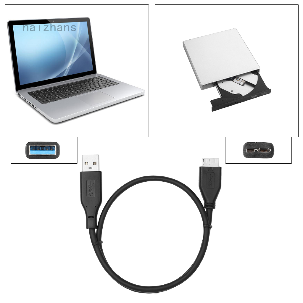 Cáp Chuyển Đổi Usb 3.0 Type A Sang Usb 3.0 Cho Ổ Cứng Samsung