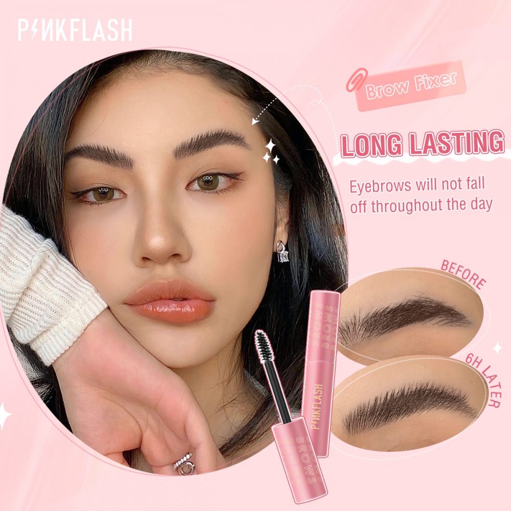 Gel định hình lông mày PINKFLASH tự nhiên lâu trôi không dính đa năng cao cấp