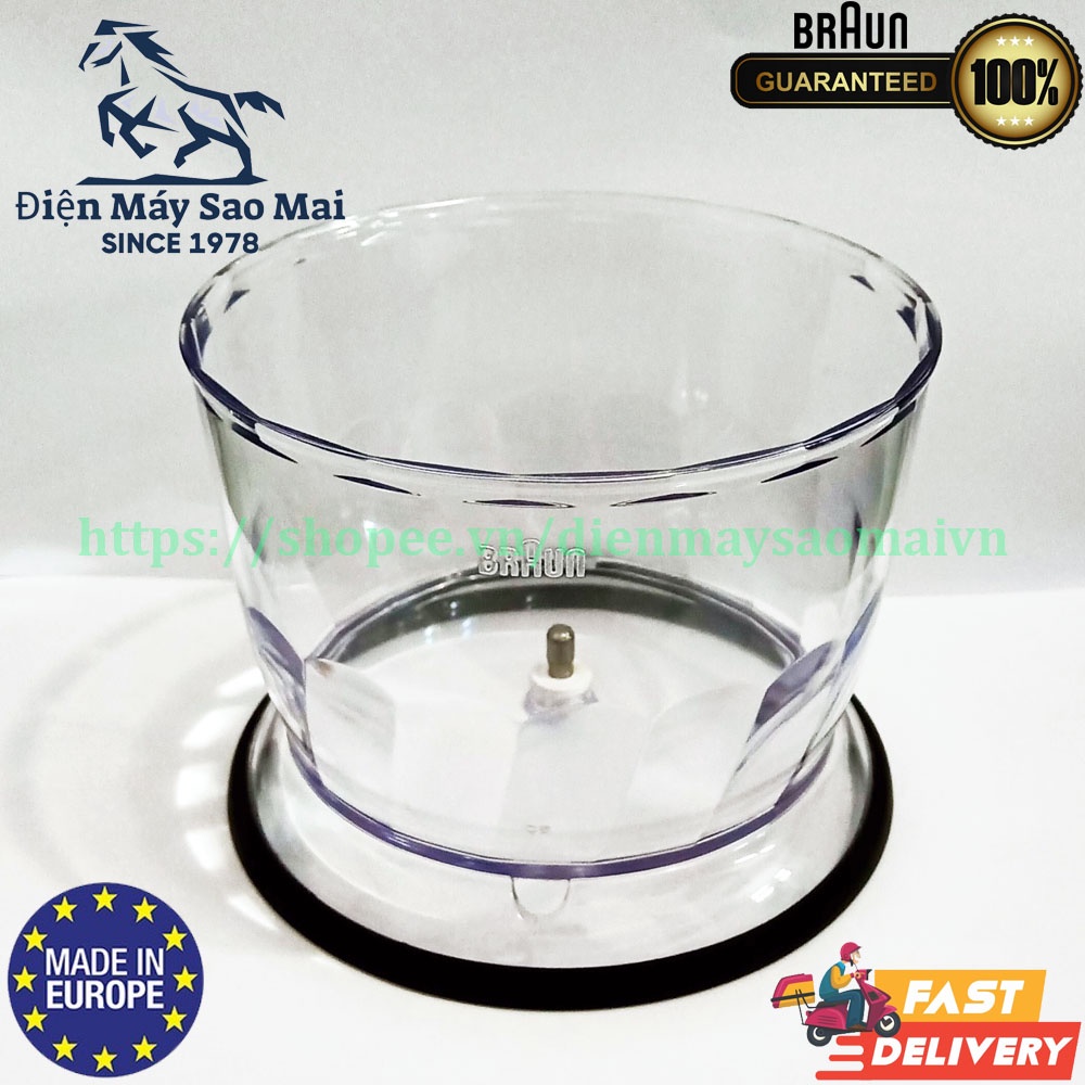 Cốc xay thịt cối CA 500ml máy xay Braun MQ535 MQ5235 MQ5035 MQ3035