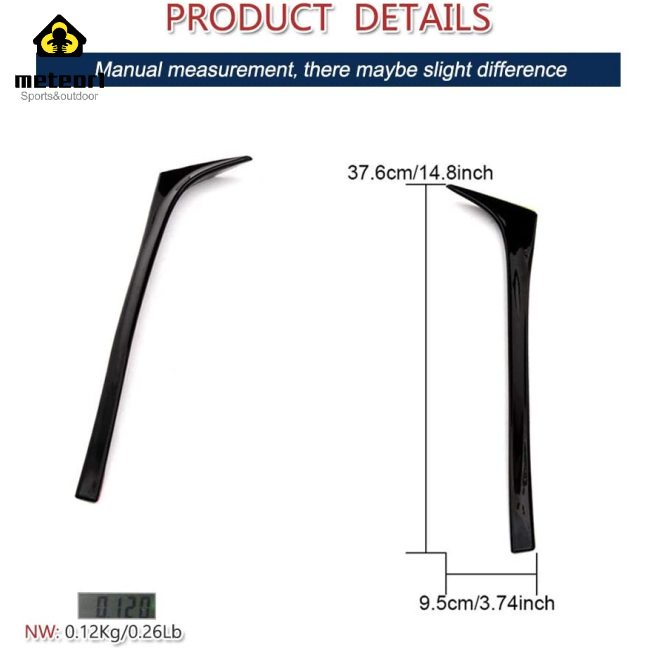 Set 2 miếng dán trang trí viền cửa sổ sau xe hơi cho Golf 7 Mk7 2014-2019
 | BigBuy360 - bigbuy360.vn