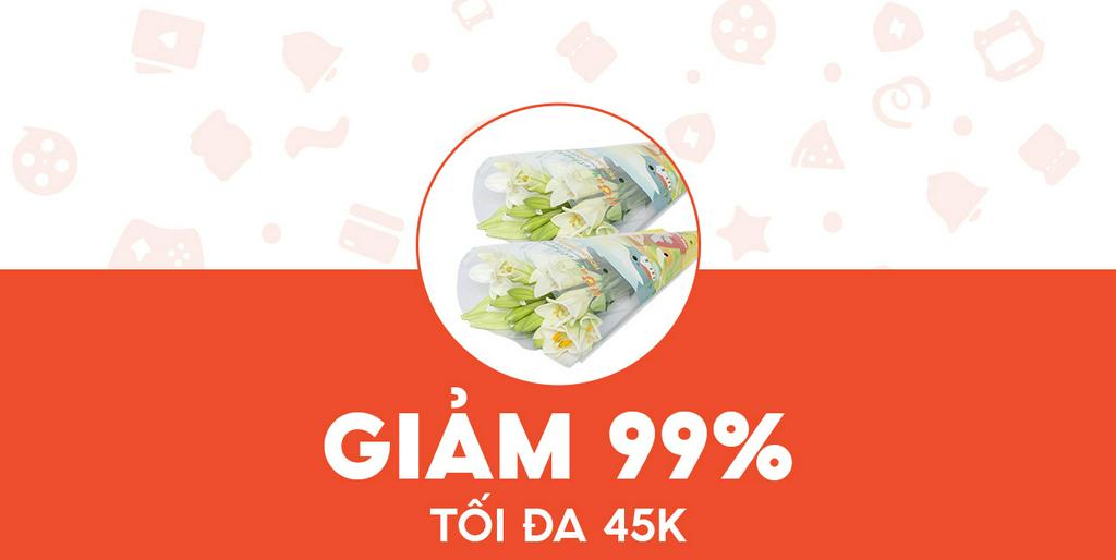 - Dalat.Flowers - Giảm 45K cho Hai bó hoa Loa kèn HN